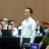 Ông Trịnh Văn Quyết hầu toà vì bị cáo buộc tội thao túng thị trường chứng khoán và lừa đảo chiếm đoạt tài sản (Ảnh: CTV)