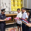 Phát hiện vi phạm trong lô hàng quá cảnh. Ảnh: CHQ.