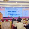 Bà Võ Thị Trung Trinh, Giám đốc Trung tâm chuyển đổi số TP.HCM giới thiệu ứng dụng Công dân số TP.HCM tại Diễn đàn.