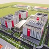 Phối cảnh Trung tâm dữ liệu của Viettel tại Khu công nghiệp Tân Phú Trung, huyện Củ Chi cũ, TP.HCM