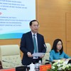 Phó Thống đốc thường trực NHNN Đào Minh Tú phát biểu tại Tọa đàm