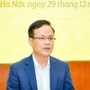 Ông Phạm Chí Quang, Vụ trưởng Vụ Chính sách tiền tệ, NHNN trả lời câu hỏi tại Họp báo.