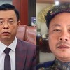 Phạm Văn Cách, cựu Chủ tịch Công ty Dược Sơn Lâm và Nguyễn Mạnh Quyền, cựu Chủ tịch Công ty LanQ (bên phải) 