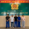 Các đối tượng lừa đảo vừa bị bắt