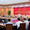 Toàn cảnh Hội thảo đột phá cơ chế chính sách thu hút nguồn nhân lực Công nghệ cao của UBND Tp. Hà Nội.