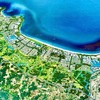 Phối cảnh Đề án quy hoạch phân khu xây dựng Khu đô thị, dịch vụ Đông Nam Dung Quất. 