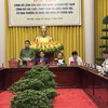 Thứ trưởng Bộ Công an Lê Quốc Hùng giới thiệu nội dung của Luật. 