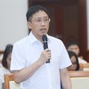 Ông Mai Sơn trả lời tại cuộc họp báo.