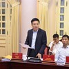 Thứ trưởng Bộ Tài chính Hồ Sỹ Hùng giới thiệu nội dung mới của Luật Doanh nghiệp. 