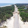 Dự án thành phần 1 - đường ven biển không được bàn giao mặt bằng liên tục, gây khó khăn cho nhà thầu thi công 