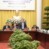 Thứ trưởng Bộ Tài chính Lê Tấn Cận giới thiệu những nội dung mới của Luật. 