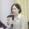 Bà Nguyễn Thu Thủy, Phó cục trưởng Cục Phát triển Doanh nghiệp nhà nước (Bộ Tài chính) trao đổi tại cuộc họp báo - (Ảnh: TT). 