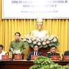 Thứ trưởng Bộ Công an Lê Quốc Hùng giới thiệu nội dung mới của luật - Ảnh: TT 