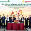 Lễ ký kết Hợp đồng nguyên tắc thu xếp vốn giữa Vietcombank và SPA