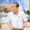 Chủ nhiệm Uỷ ban Dân nguyện và giám sát Dương Thanh Bình trình bày báo cáo. 
