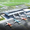 Phối cảnh dự án dự án Xây dựng Nhà ga hành khách T2 và mở rộng sân đỗ máy bay - Cảng hàng không Đồng Hới.
