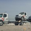 Ô tô sản xuất tại Mexico được vận chuyển đến cửa khẩu biên giới để xuất khẩu sang Mỹ. Ảnh minh họa: Phi Hùng/PV TTXVN tại Mexico 