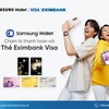 Thẻ Eximbank Visa nay đã tích hợp trên Samsung Pay giúp khách hàng thanh toán nhanh chóng, bảo mật tối ưu.