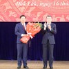 Ông Lê Minh Hưng trao quyết định của Bộ Chính trị chỉ định ông Lương Nguyễn Minh Triết giữ chức Bí thư Tỉnh ủy Đắk Lắk.