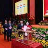 Các đại biểu bỏ phiếu bầu Ban Chấp hành Đảng bộ Thành phố Hà Nội khoá XVIII, nhiệm kỳ 2025 - 2030.