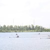Các vận động viên tranh tài tại nhiều nội dung sau Lễ khai mạc.