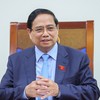 Thủ tướng Chính phủ Phạm Minh Chính điện đàm với Thủ tướng Thái Lan Anutin Charnvirakul - Ảnh: VGP/Nhật Bắc.