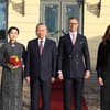Tổng Bí thư Tô Lâm và Tổng thống Phần Lan Alexander Stubb chứng kiến lễ ký Biên bản ghi nhớ giữa Bộ Tài chính Việt Nam và Bộ Ngoại giao Phần Lan về việc hỗ trợ, thúc đẩy công tác chuẩn bị và triển khai các dự án được tài trợ theo Chương trình đầu tư công (PIF) của Phần Lan. (Ảnh: TTXVN).