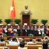 Công tác nhân sự đã được Quốc hội hoàn thành trong sáng 25/10. Ảnh HL 