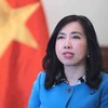Thứ trưởng Bộ Ngoại giao Lê Thị Thu Hằng. (Ảnh: An Đăng/TTXVN)