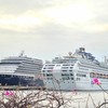 Hai siêu du thuyền hạng sang Westerdam (quốc tịch Hà Lan) và Star Voyager (quốc tịch Bahamas) cập Cảng tàu khách quốc tế Hạ Long.