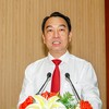 Tân Chủ tịch UBND tỉnh Cà Mau Lữ Quang Ngời phát biểu nhân nhiệm vụ mới. Ảnh: Baocamau online