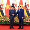 Thủ tướng Phạm Minh Chính hội kiến Quốc vương Brunei Darussalam Haji Hassanal Bolkiah. Ảnh: Đức Thanh