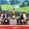 Thủ tướng Phạm Minh Chính hội kiến Tổng Bí thư, Chủ tịch nước Lào 
