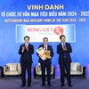 Chứng khoán Rồng Việt 6 lần liên tiếp nhận giải thưởng “Tổ chức tư vấn M&A tiêu biểu" 