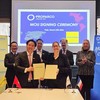 Ông Trần Khải Hoàn – Thành viên HĐQT kiêm Quyền Tổng giám đốc Nam A Bank và Đại diện Lãnh đạo cấp cao Proparco ký kết Biên bản ghi nhớ hợp tác.