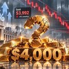 Giá vàng hôm nay ngày 25/10: Vàng thủng mốc 4.000 USD/ounce, đợt bán tháo đã quá mức?