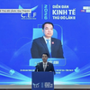 TS Mạc Quốc Anh, Phó Chủ tịch kiêm Tổng Thư ký Hiệp hội Doanh nghiệp nhỏ và vừa thành phố Hà Nội (HANOISME) phát biểu tại sự kiện