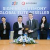 Lễ ký kết nâng tầm quan hệ hợp tác giữa FPT và Sitecore.