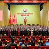 Ban Chấp hành Trung ương Đảng Cộng sản Việt Nam khóa XIV ra mắt Đại hội. Ảnh: TTXVN