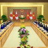 Toàn cảnh hội đàm. Ảnh: Đức Thanh.