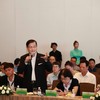 Theo KTS Ngô Viết Nam Sơn, Chủ tịch Ngo Viet Architects & Planners, khi bàn về quy hoạch 100 năm, điều quan trọng là sử dụng hợp lý các nguồn lực hiện có để thế hệ sau vẫn còn không gian và cơ hội phát triển. Ảnh: Trọng Tín.