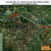 Theo đề xuất, dự án gồm tuyến đại lộ cảnh quan ven sông dài tổng cộng khoảng 80 km chạy dọc theo hai bên bờ sông từ cầu Hồng Hà đến cầu Mễ Sở. 