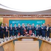 Tổng Giám đốc BIDV Lê Ngọc Lâm và Tổng Giám đốc VDB Đào Quang Trường đại diện hai ngân hàng ký kết Thỏa thuận 