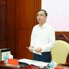 Ông Nguyễn Xuân Bắc, Phó vụ trưởng Vụ Tín dụng các ngành kinh tế, Ngân hàng Nhà nước chia sẻ thông tin tại Họp báo