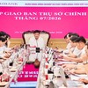 Tổng Giám đốc Agribank Phạm Toàn Vượng điều hành cuộc họp