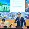 Thống đốc Ngân hàng Nhà nước Việt Nam Phạm Đức Ấn phát biểu kết luận tại Hội nghị