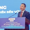 Ông Nguyễn Hồng Sâm, Tổng giám đốc Cổng Thông tin điện tử Chính phủ phát biểu tại Hội thảo chiều 12/3.