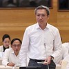 Thiếu tướng Nguyễn Quốc Toản thông tin về công tác đấu tranh với tội phạm lừa đảo 'hợp đồng kỳ nghỉ" tại họp báo Chính phủ trưa 4/7.