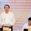 Thứ trưởng Bộ Tài chính Nguyễn Đức Chi phát biểu tại họp báo Chính phủ chiều 3/8 (Ảnh: Minh Minh)