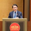 Đại tướng Lương Tam Quang, Bộ trưởng Bộ Công an trình bày Báo cáo tóm tắt giải trình, tiếp thu, chỉnh lý dự thảo Nghị quyết trước Quốc hội sáng 24/8